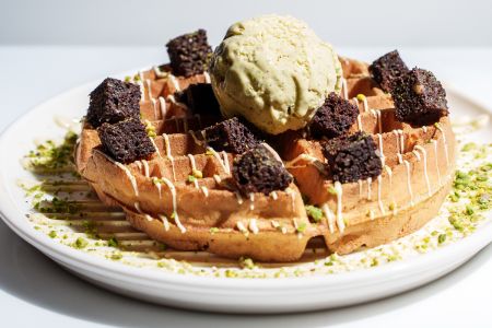 Belgiýski wafli brauni bilen